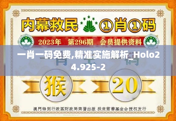 一肖一码免费,精准实施解析_Holo24.925-2