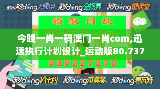 今晚一肖一码澳门一肖com,迅速执行计划设计_运动版80.737-5