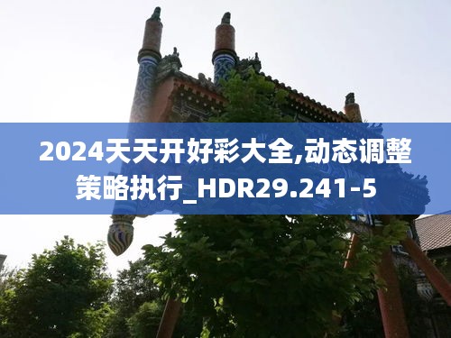 2024天天开好彩大全,动态调整策略执行_HDR29.241-5