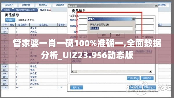 管家婆一肖一码100%准确一,全面数据分析_UIZ23.956动态版