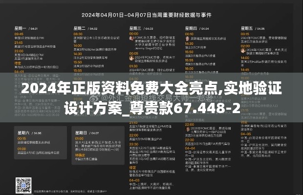 2024年正版资料免费大全亮点,实地验证设计方案_尊贵款67.448-2