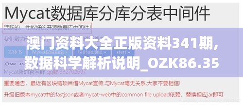 澳门资料大全正版资料341期,数据科学解析说明_OZK86.357紧凑版