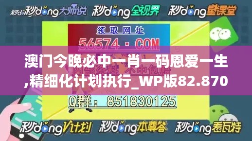 澳门今晚必中一肖一码恩爱一生,精细化计划执行_WP版82.870-2