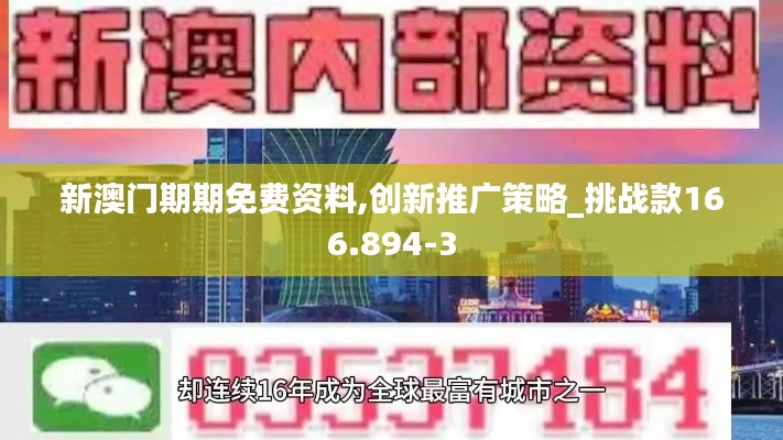 新澳门期期免费资料,创新推广策略_挑战款166.894-3